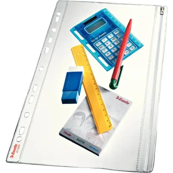 Esselte Lynlåslomme A4 Maxi 200 my klar, 5 stk