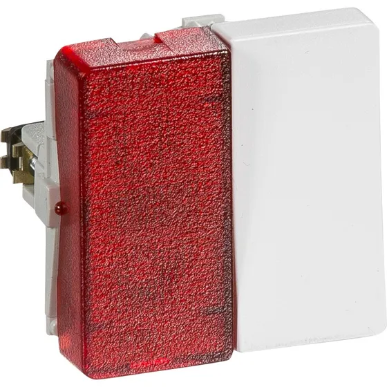 LK Fuga Afbryder 1-polet til Lampe, Gl. Type, Hvid