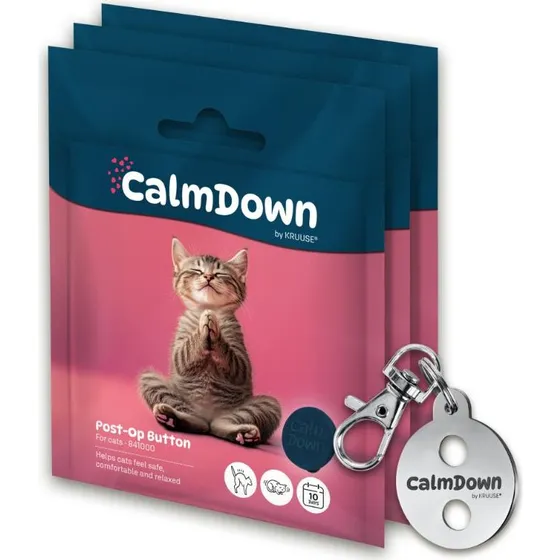 KRUUSE CalmDown Kat Tag Kit - 3 knapper