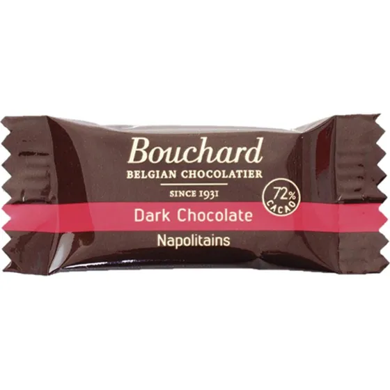 Bouchard Mørk Chokolade 72% - 200 stk. á 5g