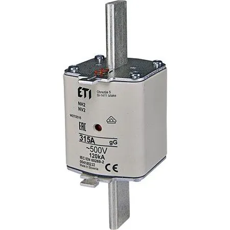 Sikring NH2 315A gL/gG 500V med statusindikator
