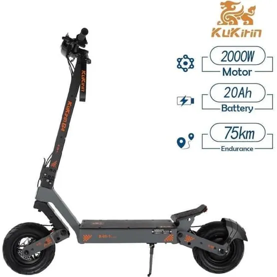 Kukirin G4 Elektrisk Scooter - 2000W, 70 km/t & 75 km rækkevidde