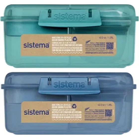 Sistema Bento Cube To Go 1,25 L – Mountain Blue