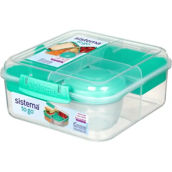 Sistema Bento Cube To-Go 1,25 L – Blå