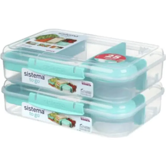 Sistema Bento Create madkasse 2 stk. 1,48 L – Minty