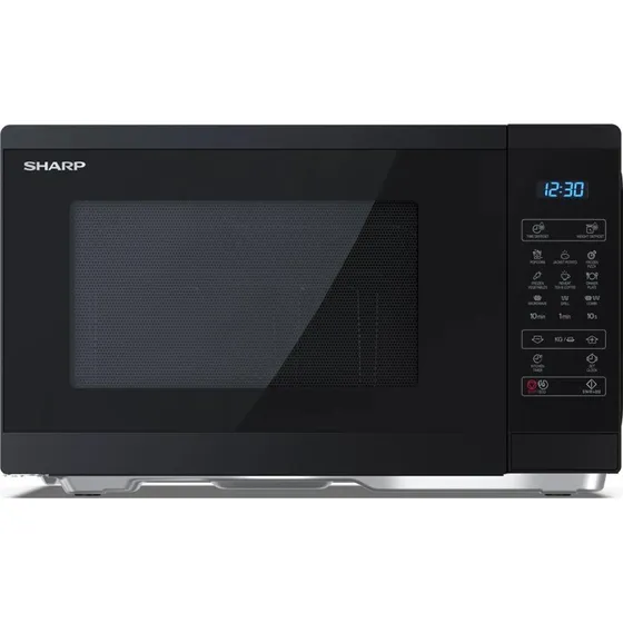 Sharp YC-MG252AE-B Mikrobølgeovn med grill, 25L, Sort