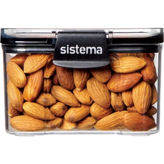 Sistema Ultra Square opbevaringsboks 460 ml – sort