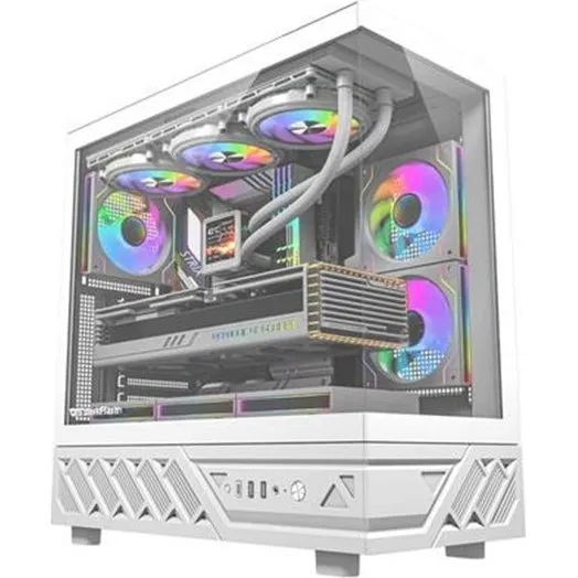 Darkflash DS950 Mid Tower ATX Kabinet - Hvid