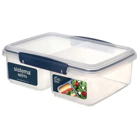 Sistema Large Split 2 L - mørkeblå