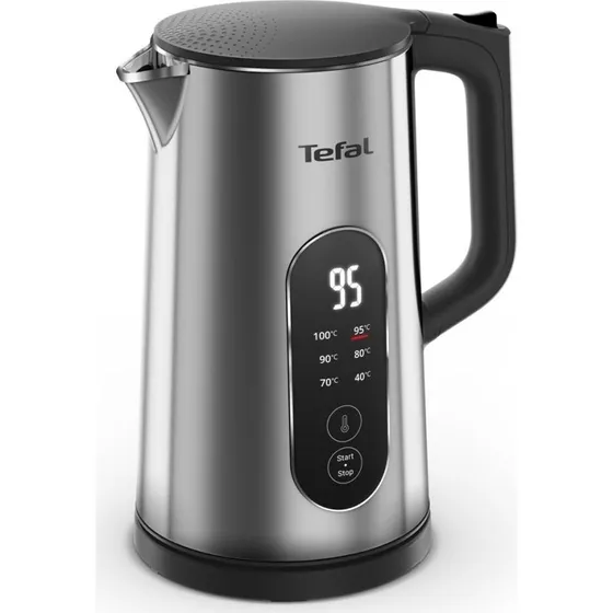 Tefal Selection KI871DE0 Elkedel - 1,7l - Sort/Rustfrit stål