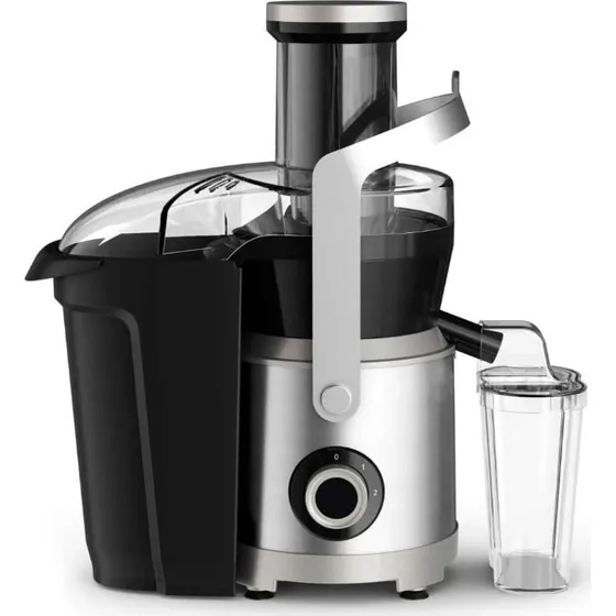 Tefal ZE660D10 Saftpresser - Sølv/Sort, 1000W