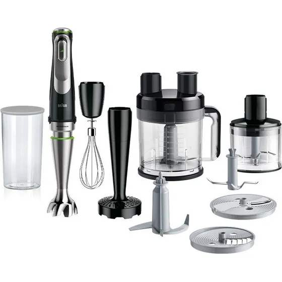 Braun MultiQuick 9 MQ 9187XLI Premium Stavblender - Sort/Stål