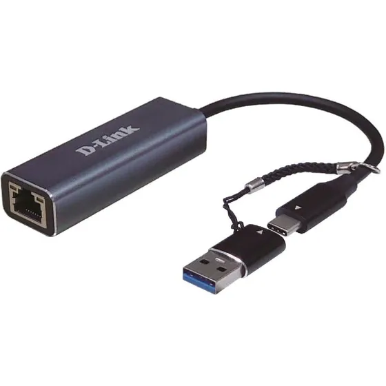 D-Link DUB-2315 USB-Ethernet 2.5G (USB-A/USB-C) sort