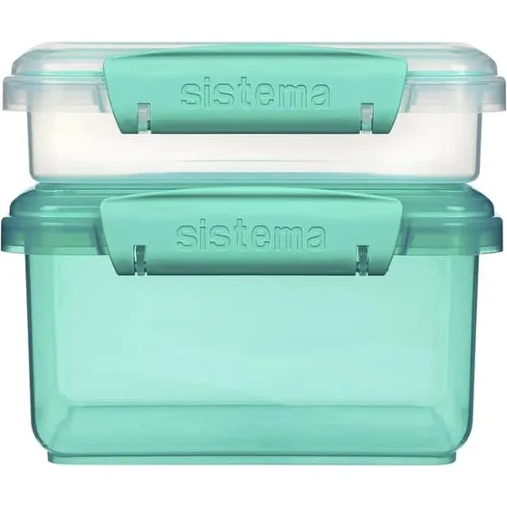 Sistema Rectangular Lunch Plus 1,2L + Sandwich 450ml (2-pak)