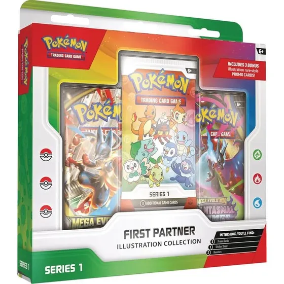 Pokémon First Partner Illustration Collection Serie 1