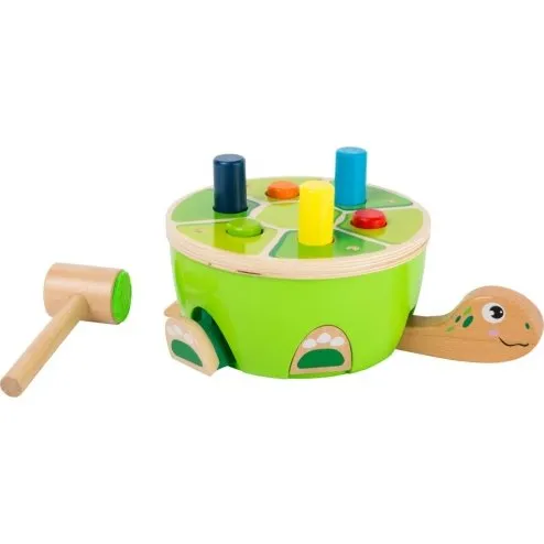 Small Foot Hammerbrætspil i træ – Skildpadde 18+måneder