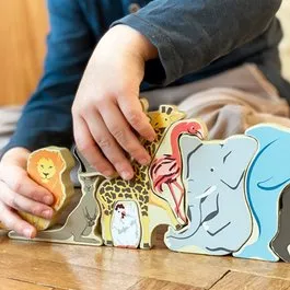 small foot Træpuslespil Dyr med Alfabet 26 brikker (12465)