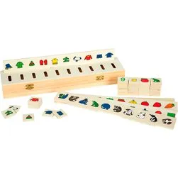 Small Foot Sorteringskasse - Former & Farver, 55 dele