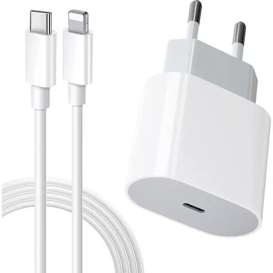 Apple 20W USB-C Hurtigoplader med 1m kabel til iPhone