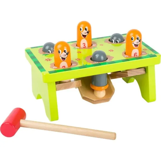 Small Foot Muldvarpe Hammerbræt i træ – 18+ mdr.