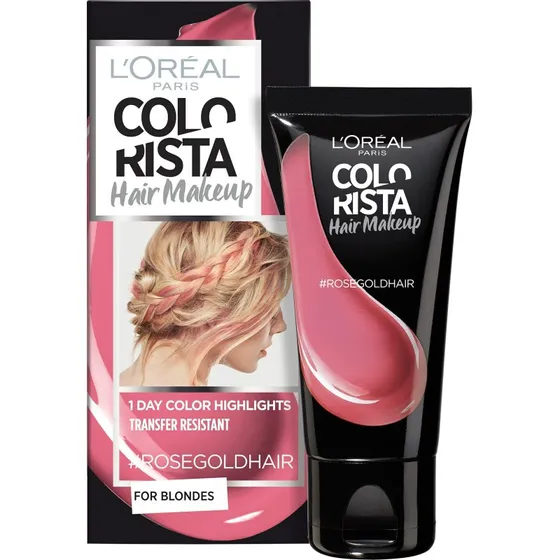 L'Oreal Paris Colorista Makeup Semi-permanent hårfarve, Golden Rose 30ml