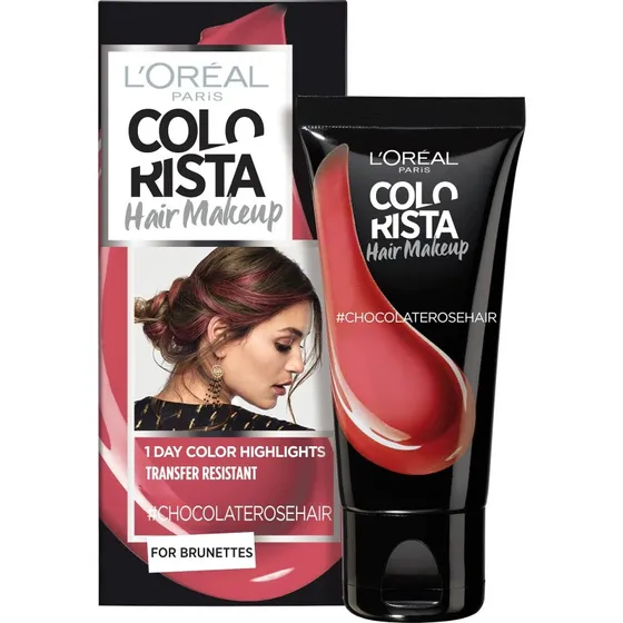 L'Oreal Paris Colorista Makeup Semi-permanent hårfarve, Chokolade Pink, 30 ml