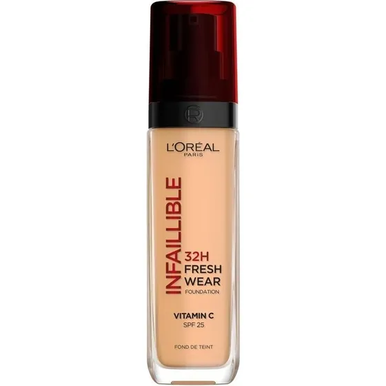 L'Oréal Paris Infaillible Fresh Wear Foundation 250 Radiant 30 ml
