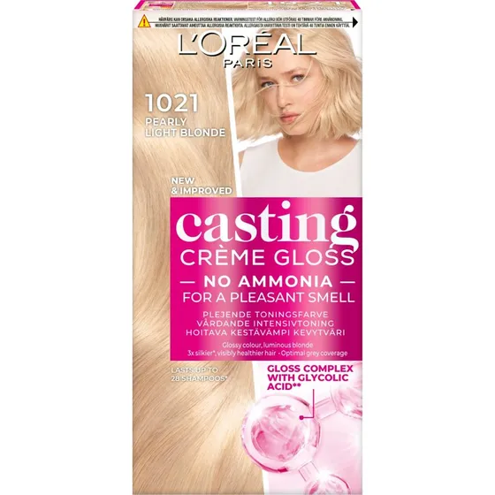 L'Oréal Paris Casting Crème Gloss 1021 Pearly Light Blonde