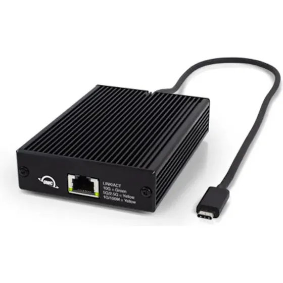 OWC Thunderbolt 3 til 10GbE RJ45-adapter