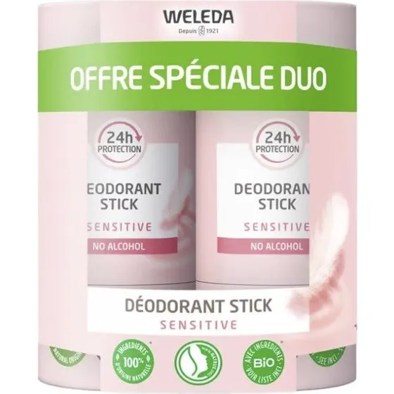 Weleda Stick Sensitive Deodorant 2x50g