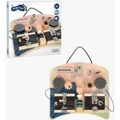 small foot Motorik- og aktivitetsbræt, 14 låse & drejespil