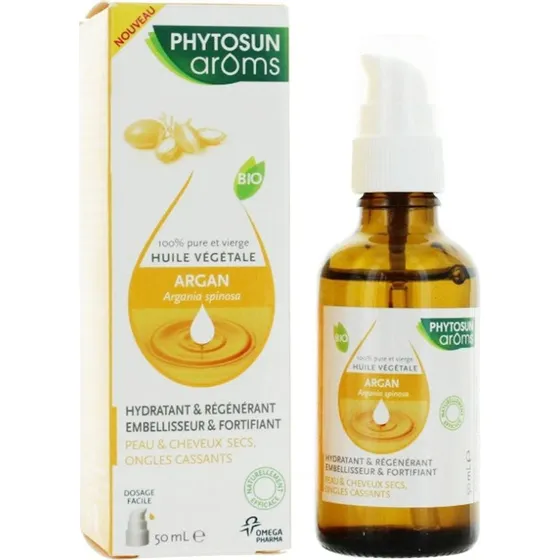 Phytosun Arôms Økologisk Argan Vegetabilsk Olie 50ml