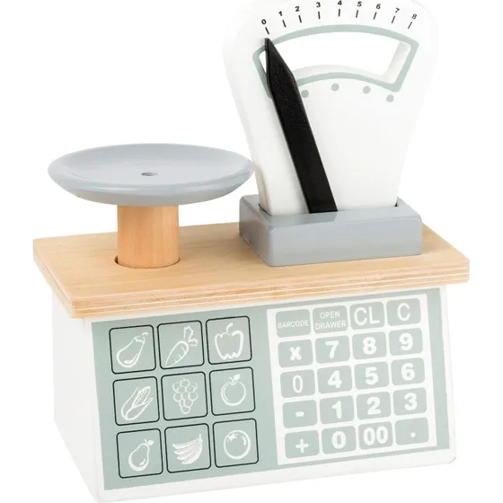 Small Foot 11201 Trævægt til legebutik, 3+ år