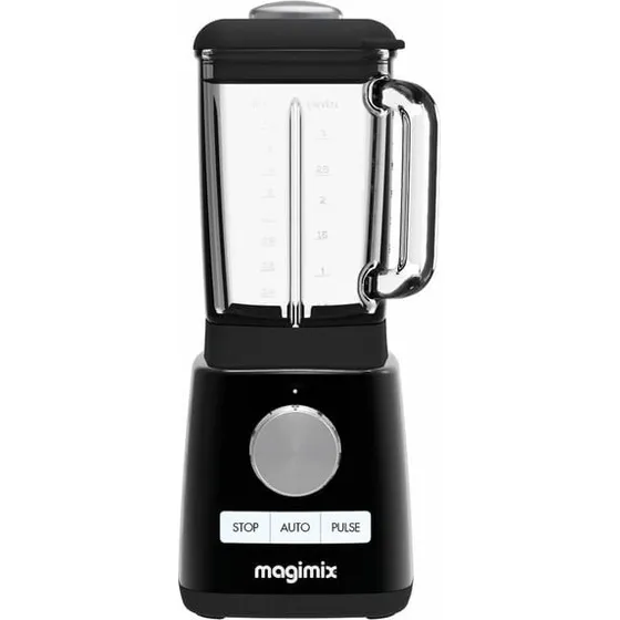 Magimix 11628 Blender - 1300W, 1,8L Glas, Sort
