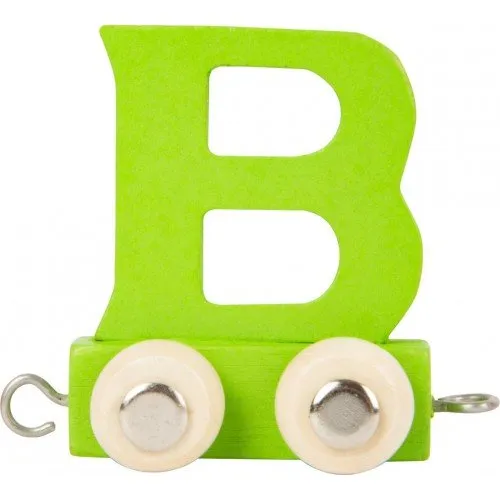 Træ Navnetog B - bogstav på hjul