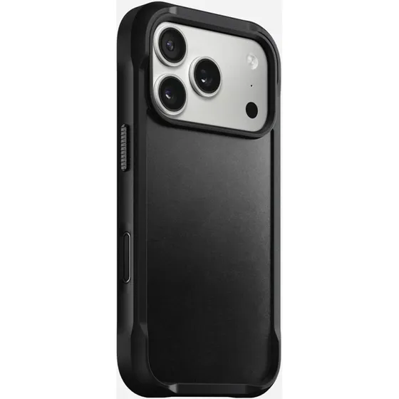 Nomad Rugged Leather Case til iPhone 17 Pro - Sort