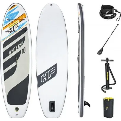 Bestway Hydro-Force oppusteligt paddleboard 305×84×12 cm, hvid