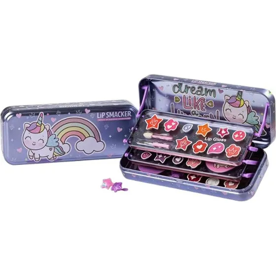 Lip Smacker Triple Layer Beauty Tin - Unicorn Makeup-etui