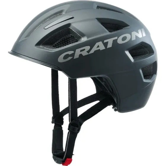Cratoni C-Pure Cykelhjelm - Mat Sort - Str. M-L (58-61 cm)
