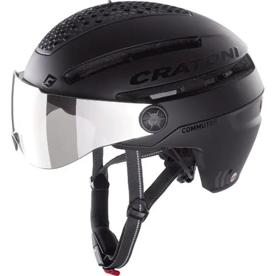 Cratoni Commuter Cykelhjelm - Sort Matt - Str. S-M (54-58 cm)