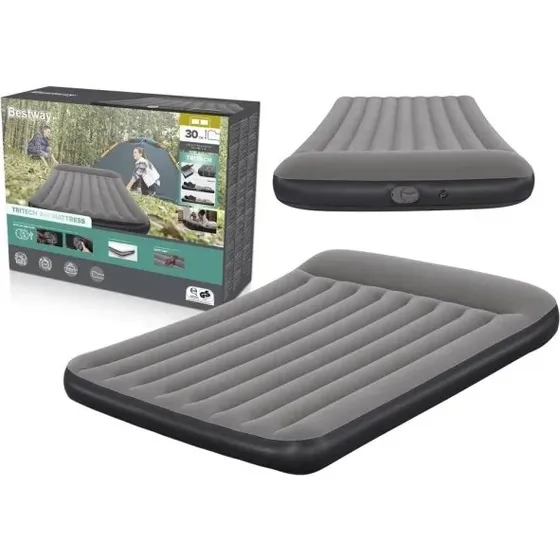 Bestway Tritech Queen luftmadras 203×152×36 cm – 2 stk, USB-pumpe