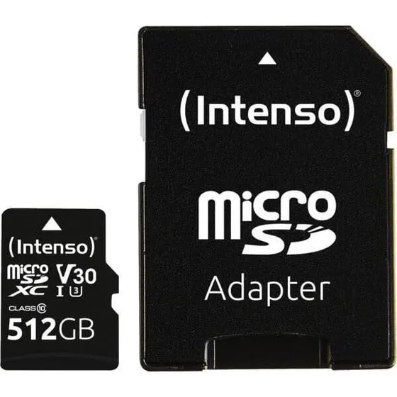 Intenso microSDXC Professional 512GB UHS-I V30