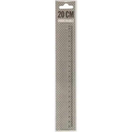 Lineal unbreakable 20cm