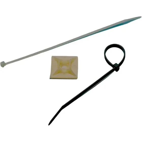 Selvklæbende kabelholder til diskret kabelstyring