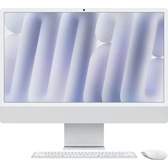 Apple iMac 24” M4 10-kernet CPU/10-kernet GPU 256 GB (sølv)