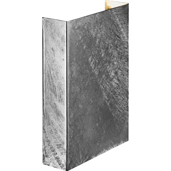 Nordlux Fold 15 Udendørs væglampe, galvaniseret stål, 2x5W