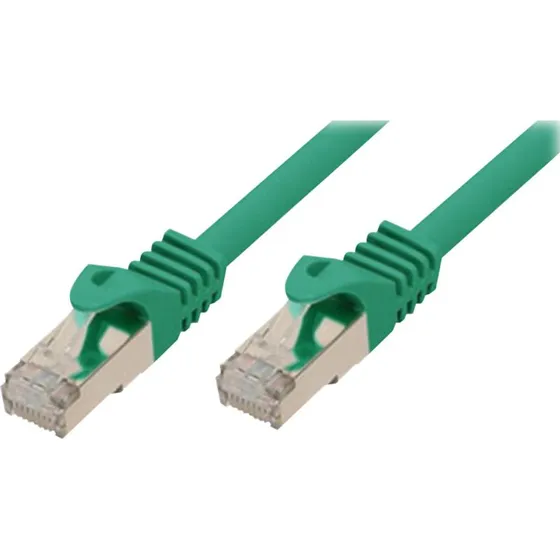 Shiverpeaks BASIC-S CAT 7 SFTP Patchkabel, 15m, Grøn