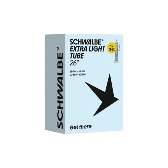 Schwalbe Extra Light slange 26/27,5" x 1,10-1,80 med 50mm ventil