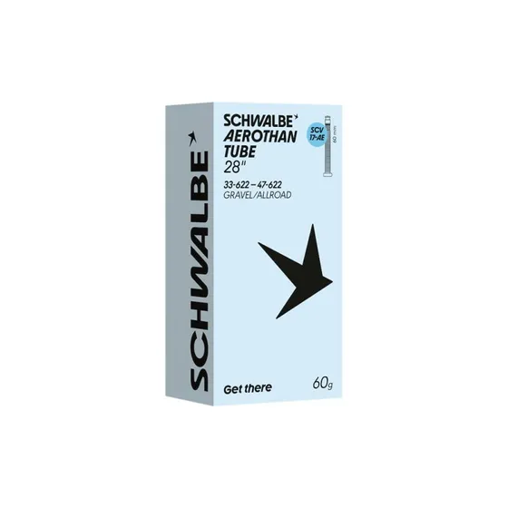 Schwalbe Aerothan slange 28" (33/47-622) med 60mm SCV Clik ventil