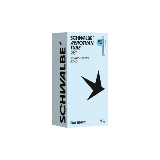 Schwalbe Aerothan 28" slange (23/32-622/630) med 60mm SCV Clik ventil